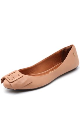 Sapatilha Couro Santa Lolla Fivela Nude Compre Agora Dafiti Brasil