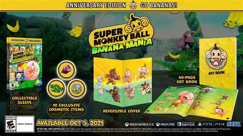 Super Monkey Ball Banana Mania Anniversary Edition Nintendo Switch