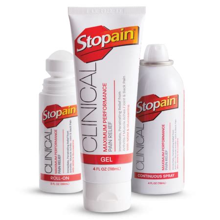 Stopain Clinical Topical Analgesic Integrated Medical