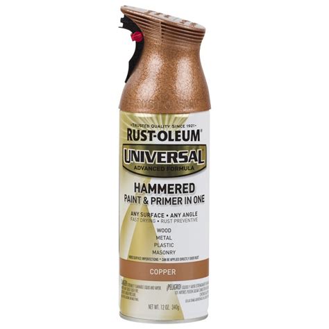 Shop Rust Oleum Universal Copper Hammered Rust Resistant Enamel Spray