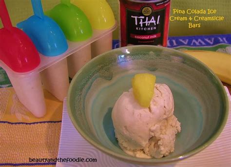 Pina Colada Cream Bars Ice Cream Maker Recipes Paleo Ice Cream Food