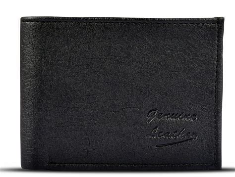 Male Men Black Leather Bifold Wallet Card Slots 5 At Rs 57 Piece In