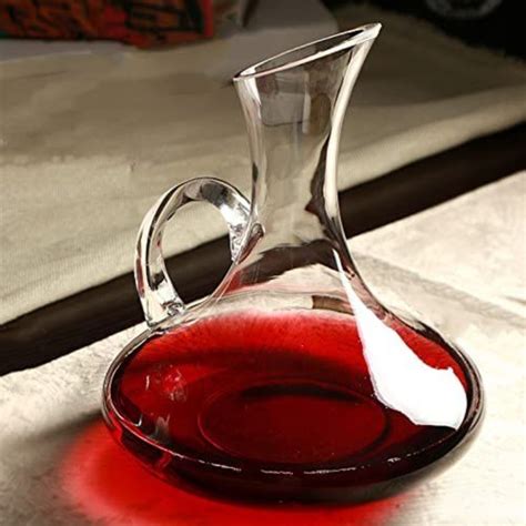 Carafe Vin En Cristal Avec Poign E Sans Plomb Fiche Technique Et