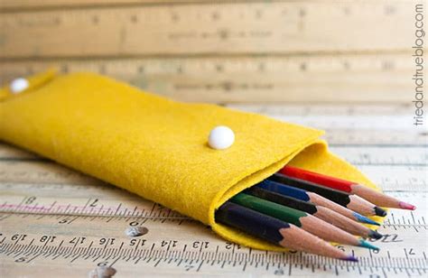 Hand Sewn Pencil Case In Minutes Easy Diy Diy Candy