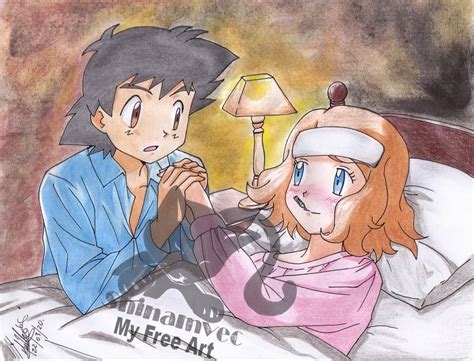 Pin By Ema Lin On Amourshipping Ash X Serena Pokemon Ash And Serena