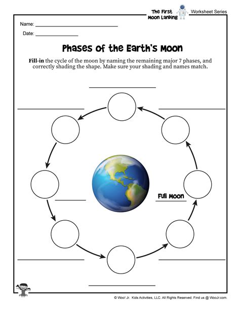 Moon Phases Kids Activity | Woo! Jr. Kids Activities : Children's ...