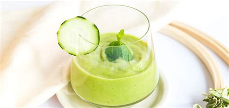 Melon Mint Cucumber Smoothie Dherbs The Best All Natural Herbal