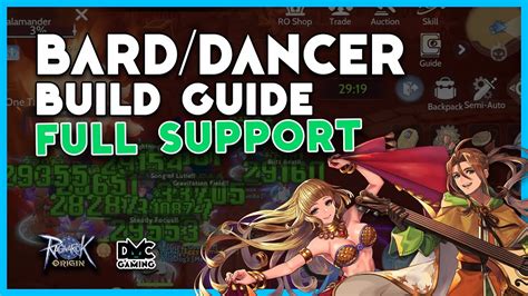 Ragnarok Origin Global Bard Full Support Build Guide Dancer Support