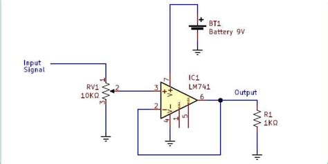 Voltage Follower Circuit Using Op 741 58 OFF