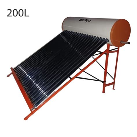 200L Aditya Solar Water Heater Black Orange And White At 31000 In Barshi