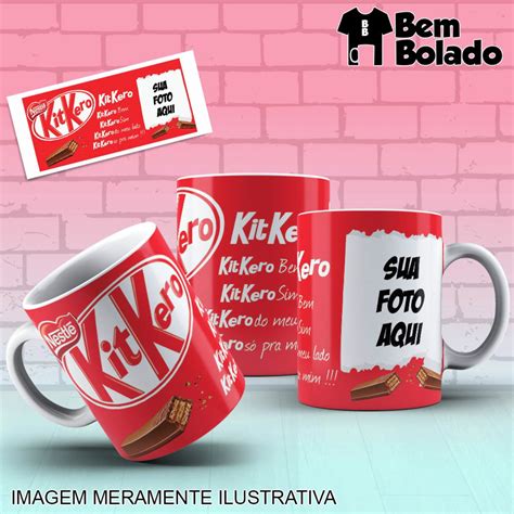 Caneca Kit Kat Kitkero P Scoa Personalizada Foto Elo