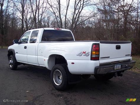 2001 Summit White Chevrolet Silverado 3500 Ls Extended Cab 4x4 Dually 5054699 Photo 11