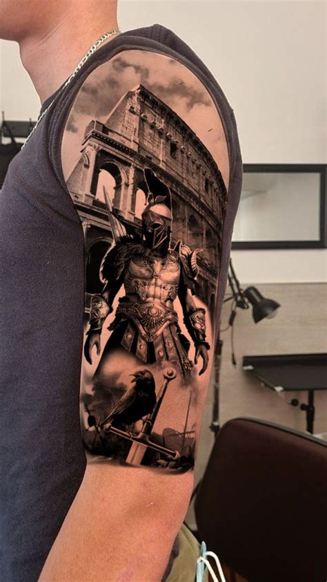 Pin On Meus Pins Salvos Cool Tattoos Gladiator Tattoo Tattoos For Guys