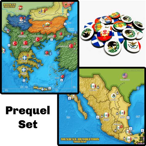 Global War 1914 Prequel Map And Marker Set 21set