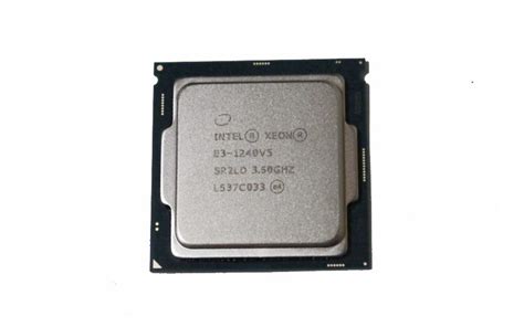 CPU Intel Xeon E3-1240 v5 (8MB Cache, 3,50 GHz)