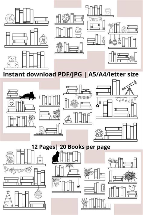 Printable Book Tracker For Your Reading Challenge Reading Tracker