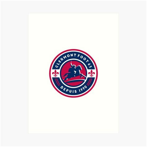 "Clermont Foot - Logo" Art Print for Sale by TinoPanini | Redbubble