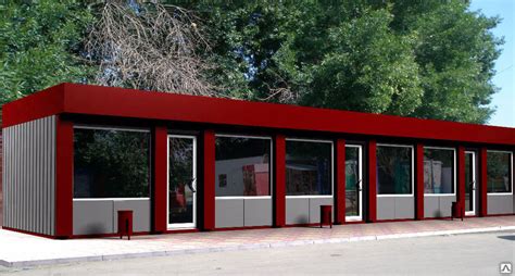 Строительство павильонов, цена в Новосибирске от компании СТРОЙКОМПЛЕКТ