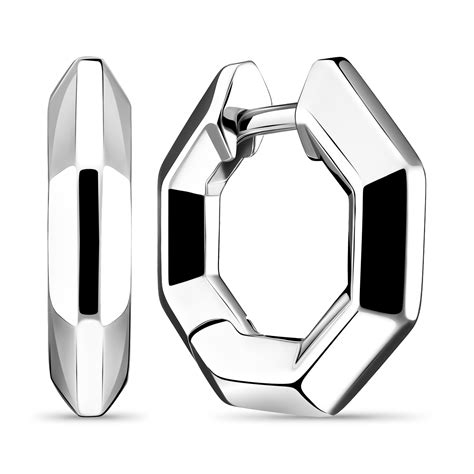 Серьга-конго с гранями POLY GRAN купить в интернет-магазине LU JEWEL