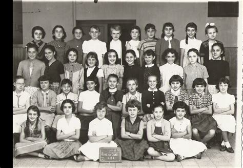 Photo De Classe Cm2 Fille 19561957 De 1956 école Duc Des Cars