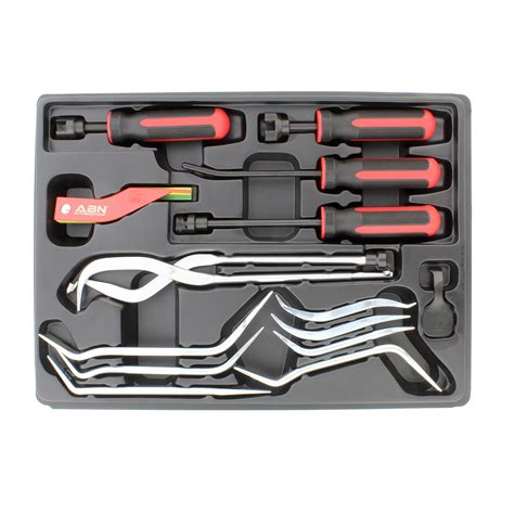 ABN | Brake Drum Tool Kit – 15 Pc w/ Spring Pliers, Brake Spring Tools ...