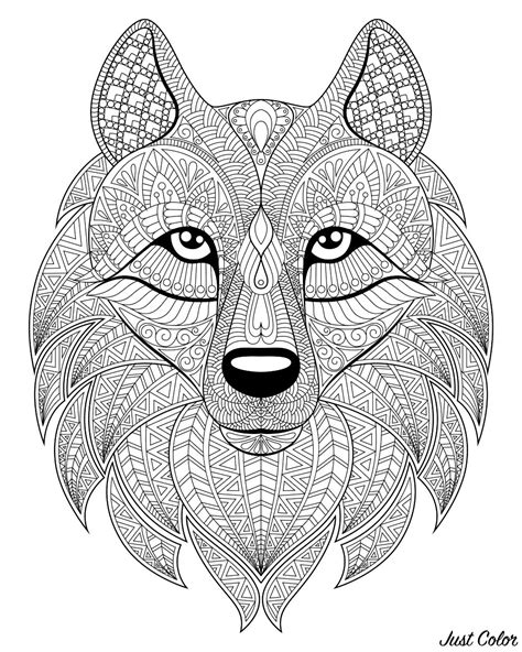 Desenhos Para Colorir De Lobos Para Crian As Lobos Coloring Pages