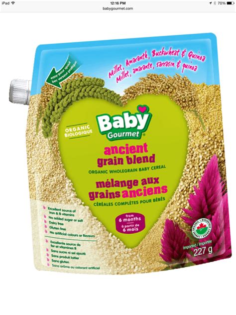 Baby Gourmet Ancient Grain Blend Organic Wholegrain Baby Cereal reviews ...