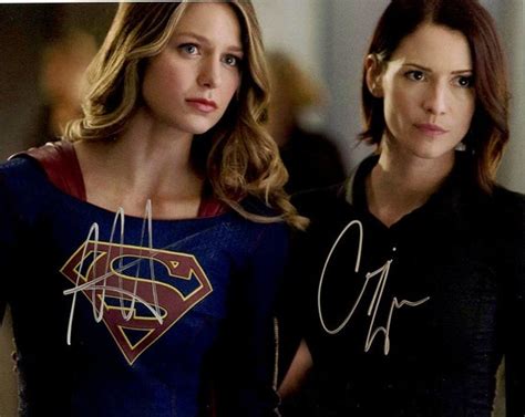 Melissa Benoist Chyler Leigh Supergirl In Person Signed Etsy