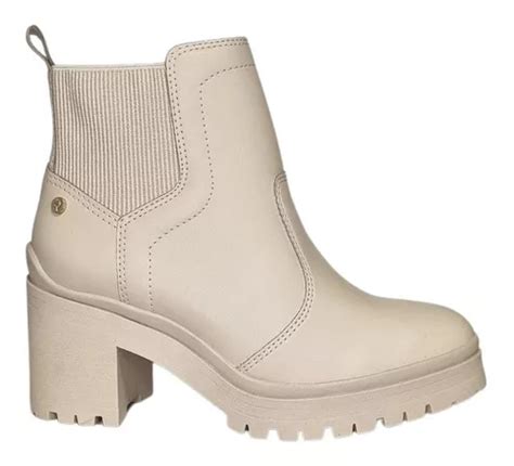 Bota Feminina Ankle Boot Tratorada Ramarim El Stico Coturno Frete Gr Tis