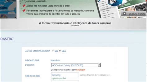 TELEXFREE CLUBE COMO SE CADASTRAR NA TELEXFREE YouTube