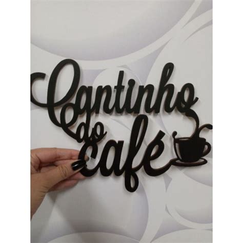 Frase Cantinho Do Café Em Mdf Elo7 Produtos Especiais