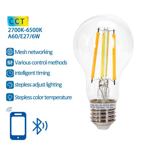 Bluetooth Mesh Smart Filament Lamp A60 Ledlichtdiscounternl