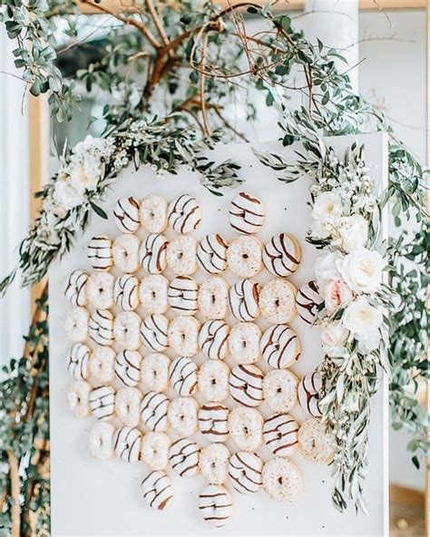 25 Donut Wall Wedding Ideas for Reception 2024 | DPF