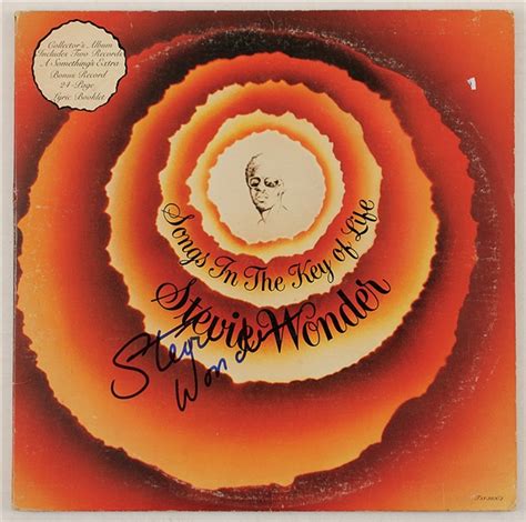 Lot Detail Stevie Wonder Signed Songs In The Key Of Life Album