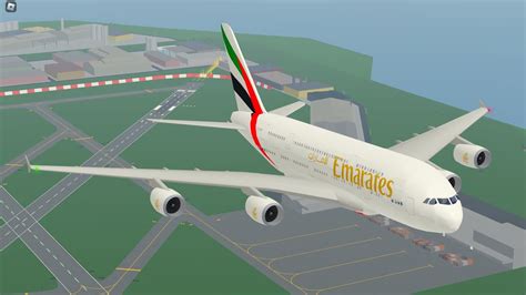 Emirates Airbus A380 Flight 2809 PTFS Greater Rockford Perth Intl