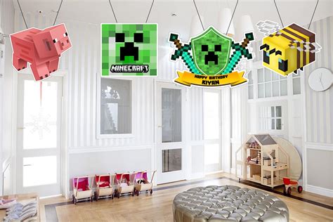 Buy Minecraft Party Decoration Hangings | Party Supplies | Thememyparty ...