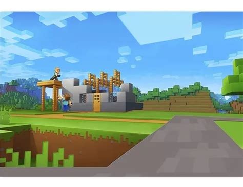 Fundo Fotográfico Minecraft Newborn Em Tecido