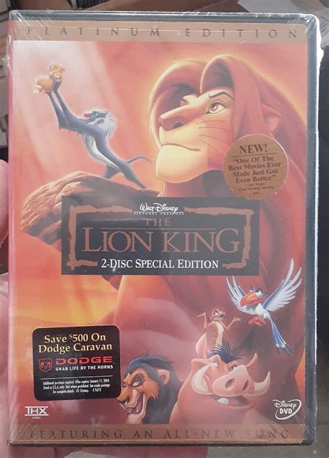 The Lion King Dvd 2003 2 Disc Set Grelly Usa