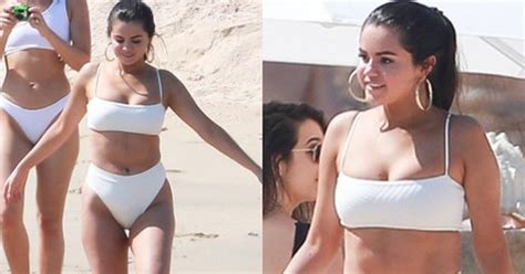 Lộ mỡ thừa khi mặc bikini Selena Gomez vẫn được khen ngợi hết lời vì điều này