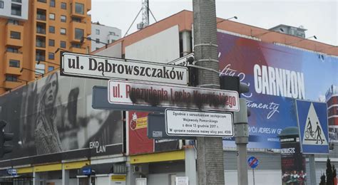 Gdańsk zniszczono tablice z nazwą ul Prezydenta Lecha Kaczyńskiego