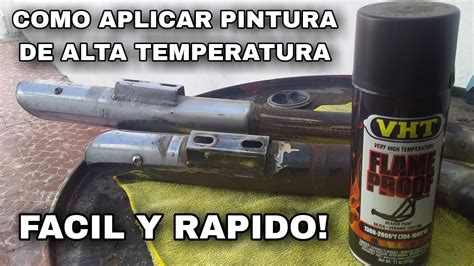 COMO RESTAURAR TUS ESCAPES CON PINTURA DE ALTA TEMPERATURA HARLEY