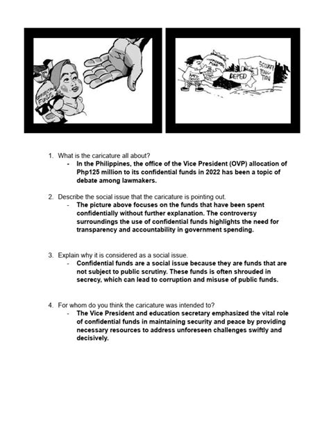 Caricature In Social Issue Pdf