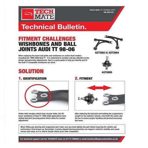 Genuine APEC Front Left Lower Ball Joint For Audi TT Quattro BFV 1 8 3