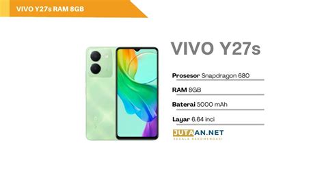 Spesifikasi Vivo Y27s Lengkap Dengan Harga Terbaru