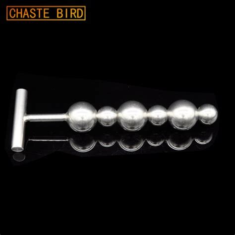 Chaste Bird G Heavy Stainless Steel Anal Plug Vaginal Beads Plug