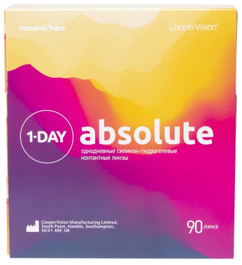 Контактные линзы Ochkov.Net 1-Day Absolute (CooperVision Clariti 1day ...
