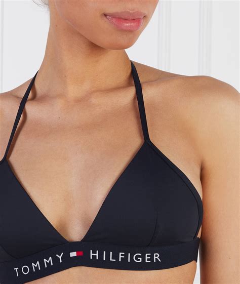 Góra od bikini Tommy Hilfiger Granatowy Gomez pl