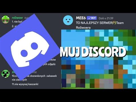 Moj Serwer Discord Dla Was Widzowie Youtube