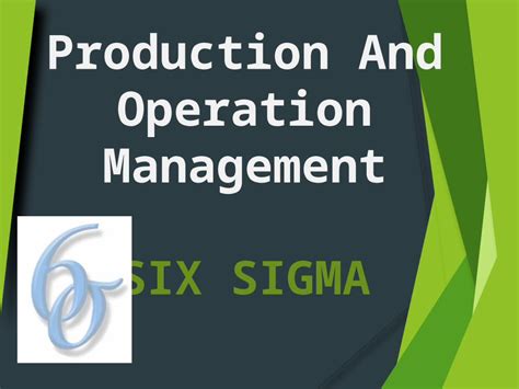 PPTX Six Sigma DOKUMEN TIPS