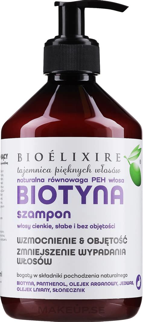 Bioelixire Biotyna Shampoo Biotin H Rschampo Makeup Se